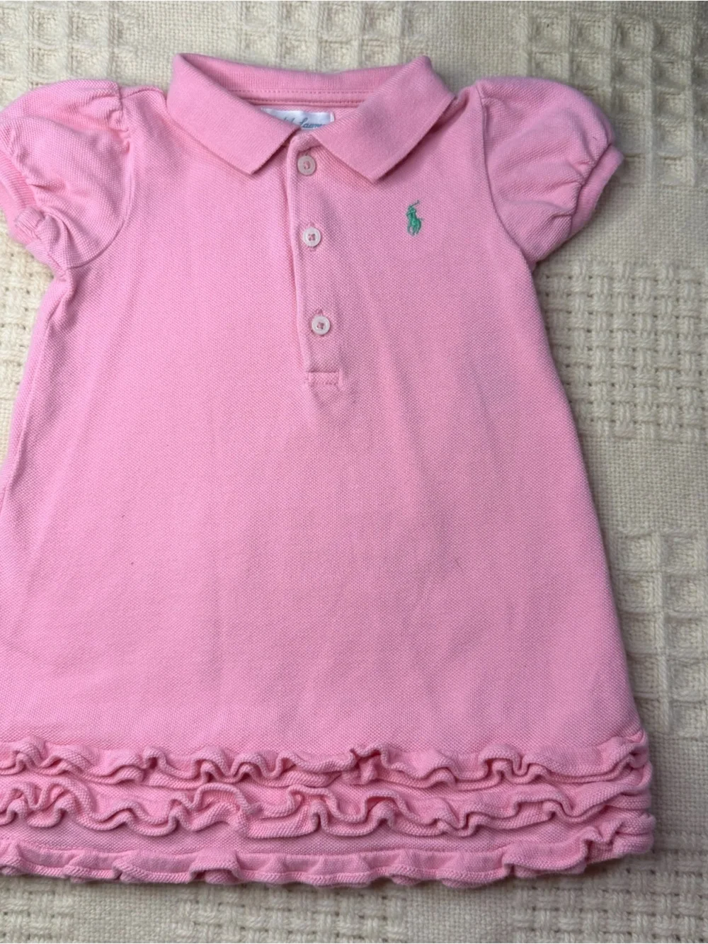 Reptile Subcategory Identification Ralph Lauren Baby Girl Pink Polo Ruffle Dress